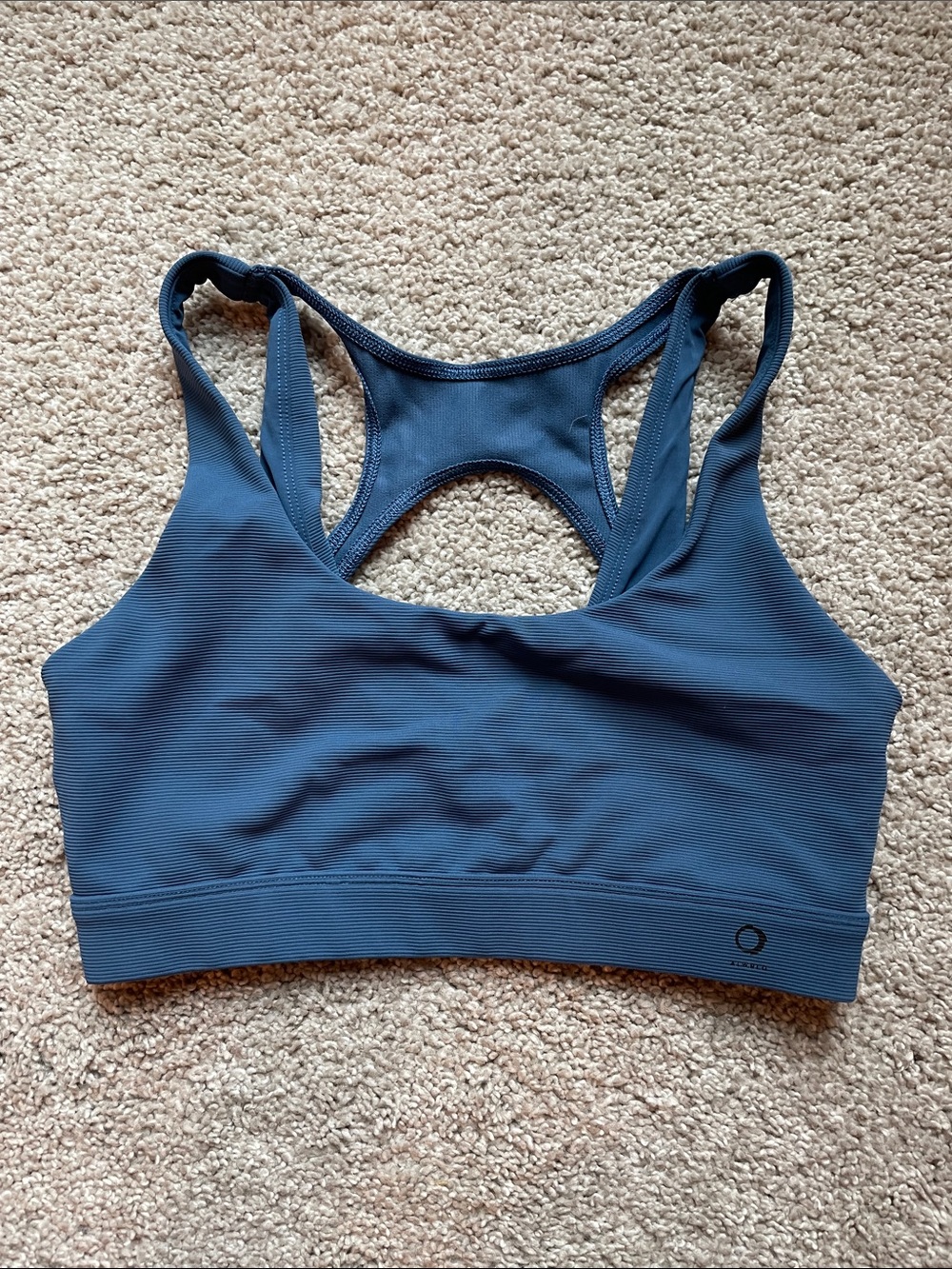 ALWRLD Running Sports Bra in Slate Blue